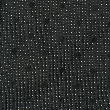 Cravate homme de marque Ungaro. Noir à gros pois noirs 2