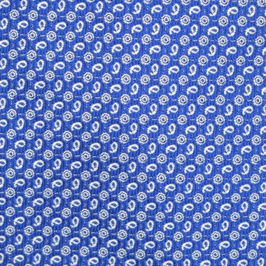Cravate homme de marque Ungaro. Bleu roi à motifs fantaisie 2