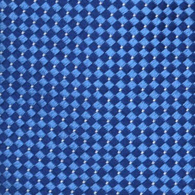 Cravate homme de marque Ungaro. Bleu à motifs carrés 2