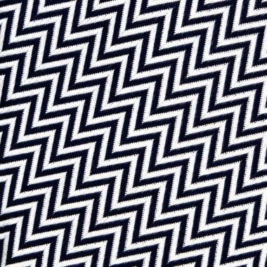 Cravate homme de marque Ungaro. Noir et Blanc à motif "Zig-Zag" 2