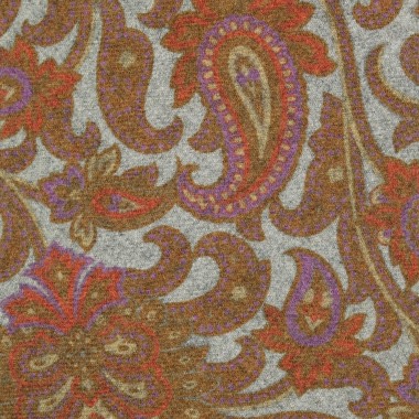 Cravate homme de marque Gianfranco Ferré. Marron à Paisley en laine 2