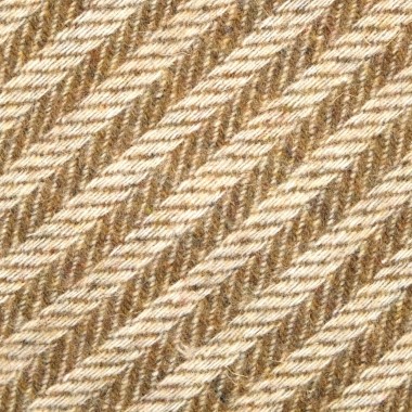 Cravate en Laine mélangée pour Homme. Style et Qualité. Beige à rayures 2