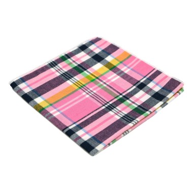 Pochette de costume homme Madras Rose