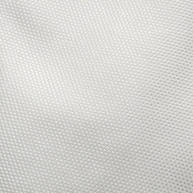 Cravate italienne 100% soie. Blanc uni. Effet quadrillé. 7camicie. 2