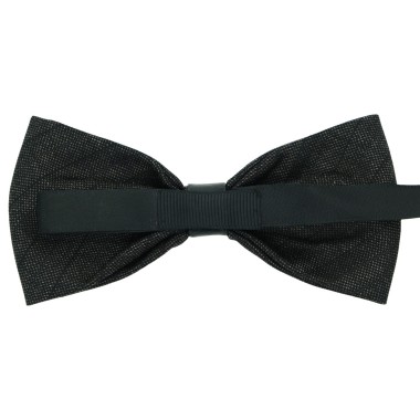 Noeud Papillon pour Homme mode anglaise. Noir à fins careaux 2