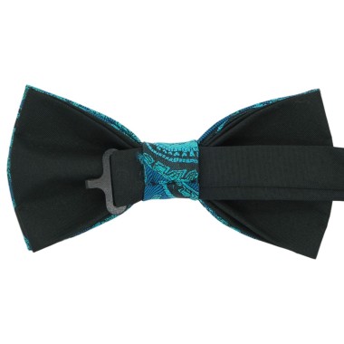 Noeud Papillon pour Homme mode anglaise. Bleu et Vert à Paisley 2