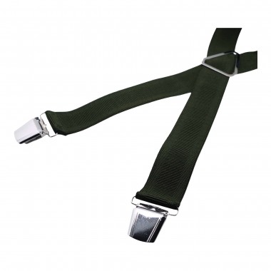 Bretelles pour homme. Vert kaki
