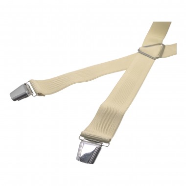 Bretelles pour homme. Beige