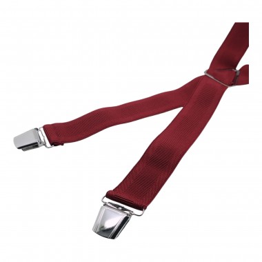 Bretelles pour homme. Bordeaux