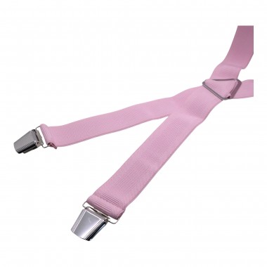 Bretelles pour homme. Rose