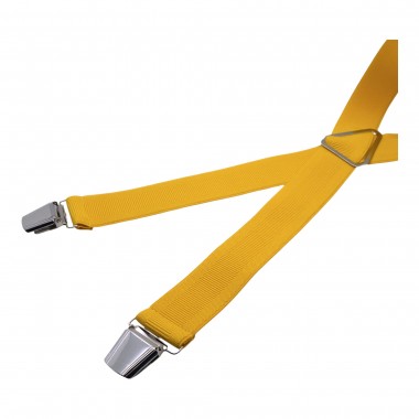 Bretelles pour homme. Jaune
