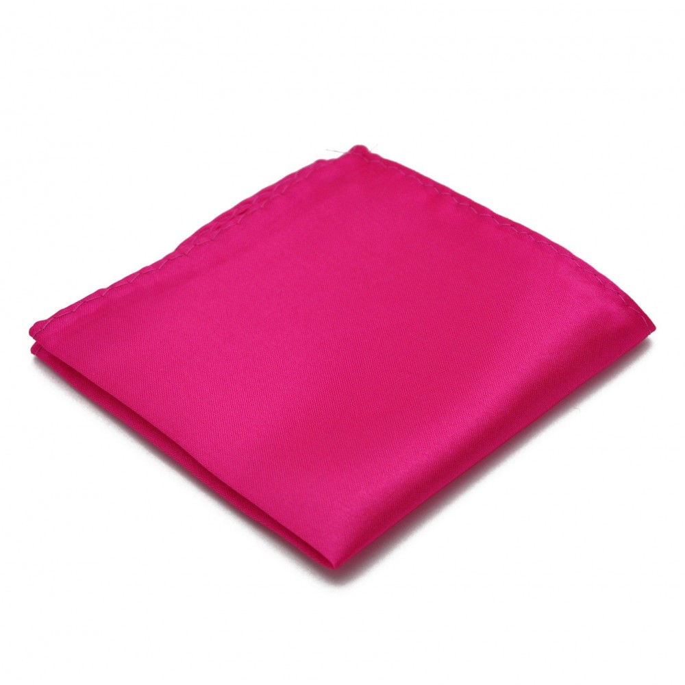 Pochette de costume. Fuchsia uni.