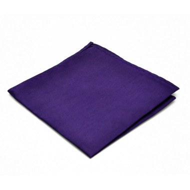 Pochette de costume. Violet foncé (Aubergine) uni.