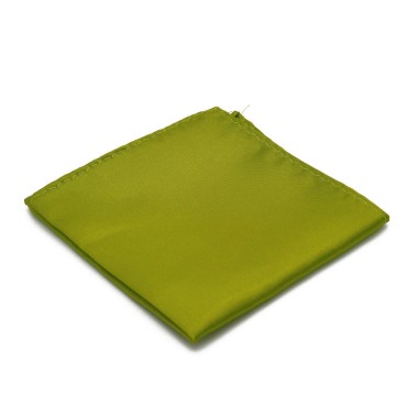 Pochette de costume. Vert olive uni.