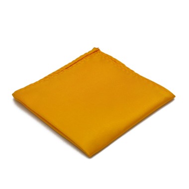 Pochette de costume. Jaune uni.