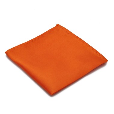 Pochette de costume. Orange uni.