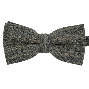 Noeud papillon homme Gris anthracite chiné