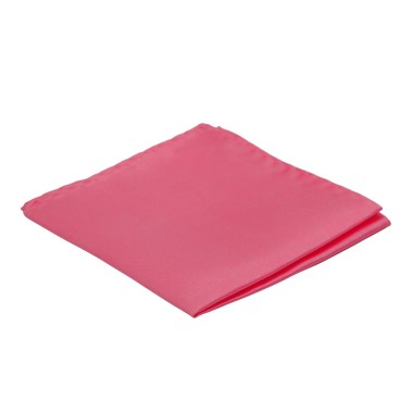 Pochette de costume. Rose uni.