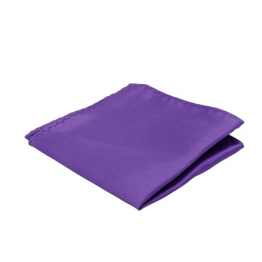 Pochette de costume. Violet foncé uni.