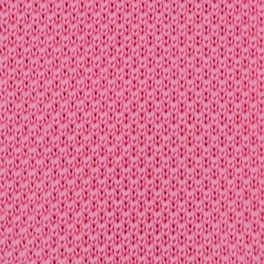 Cravate tricot homme. Rose uni 2