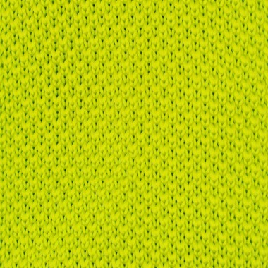 Cravate tricot homme. Vert fluo uni 2
