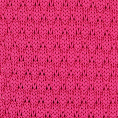 Cravate tricot homme. Fuchsia grosse maille uni 2