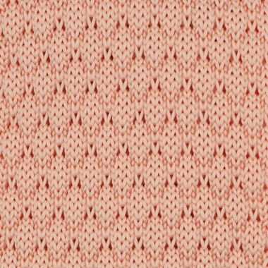 Cravate tricot homme. Saumon grosse maille uni 2