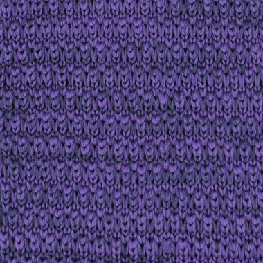 Cravate tricot homme chinée. Violet Prune 2