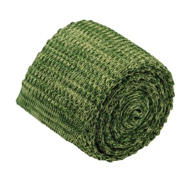 Cravate tricot homme chinée. Vert clair