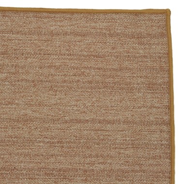 Pochette de costume homme. Marron clair chiné à liseret 2
