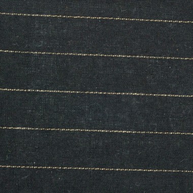 Pochette de costume homme. Noir à fines rayures 2