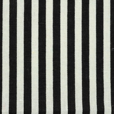 Pochette de costume homme en lin. Noir et Blanc à grandes rayures 2