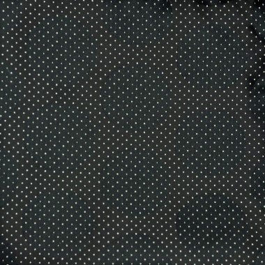 Pochette de costume fins et gros Pois. Noir à pois blancs 2