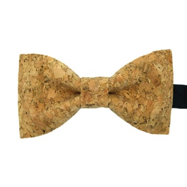 Ensemble en Liège Noeud papillon et Broche assortie. Classique aggloméré 2