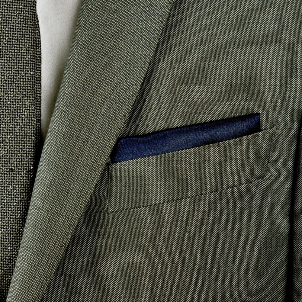 Ecravate Pochette de costume Bleu ciel uni